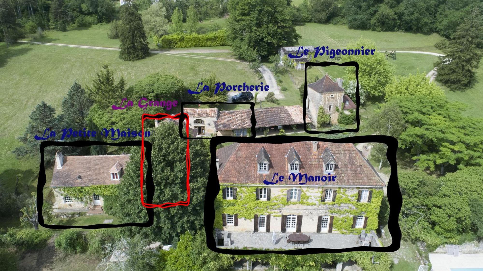 Le Manoir De St Marcel Villa Saint-Marcel-du-Perigord Exterior photo